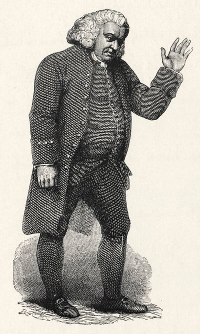 Samuel Johnson - engelska av William (after) Finden