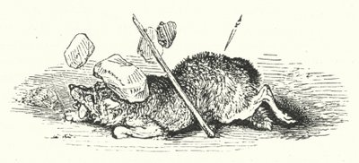 Vargens död (gravyr) av William (after) Harvey