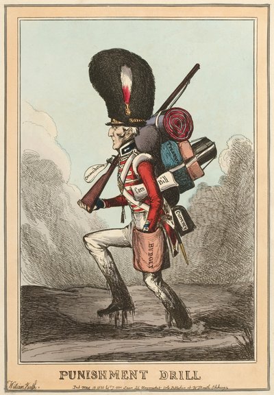"Straffövning" av William (after) Heath