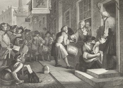 Goodchilds bröllopsdag av William (after) Hogarth