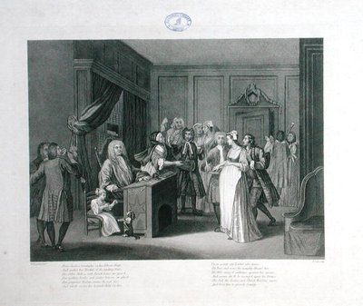 Rättvisan segrar, graverad av Thomas Cook (1744-1818) (gravyr) av William (after) Hogarth