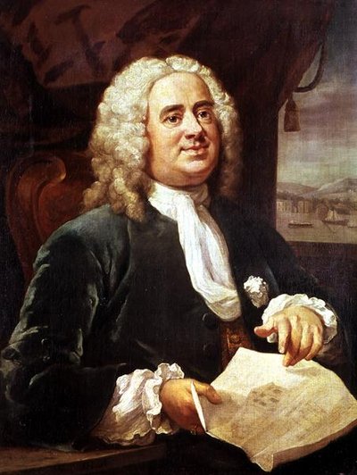 Porträtt av Daniel Locke (ca 1682-1754) (olja på duk) av William (after) Hogarth
