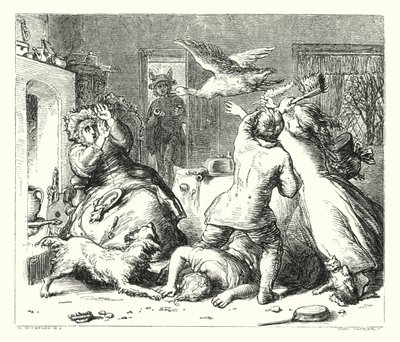 Gåsen (gravyr) av William (after) Mulready