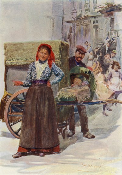 Orgeln (färg litho) av William (after) Rainey