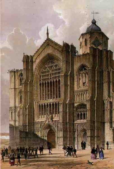 Bridlington Priory, West Front, från 