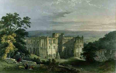 Rievaulx Abbey i Rye Valley, från 