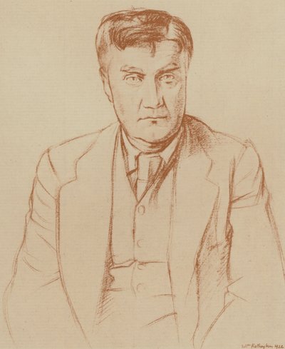 Ralph Vaughan Williams (litho) av William (after) Rothenstein