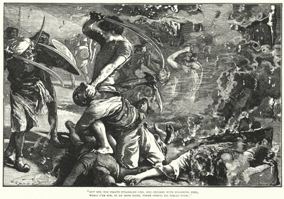 The Sack of Baltimore (gravyr) av William (after) Small