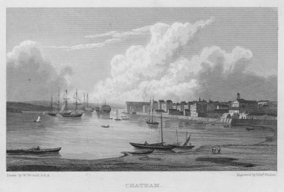 Chatham (gravyr) av William (after) Westall