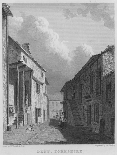 Dent, Yorkshire (gravyr) av William (after) Westall