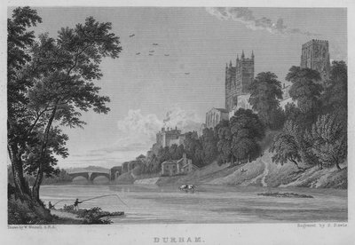 Durham (gravyr) av William (after) Westall