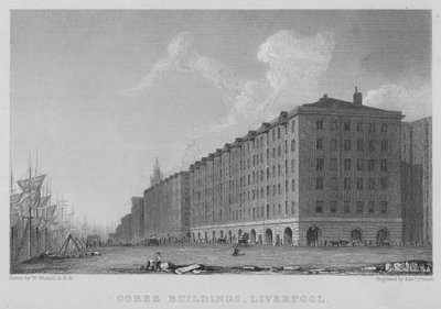 Goree Buildings, Liverpool (gravyr) av William (after) Westall