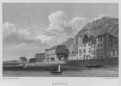 Hastings (gravyr) av William (after) Westall