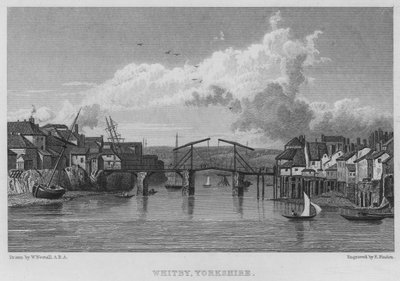 Whitby, Yorkshire (gravyr) av William (after) Westall