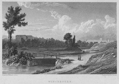 Winchester (gravyr) av William (after) Westall