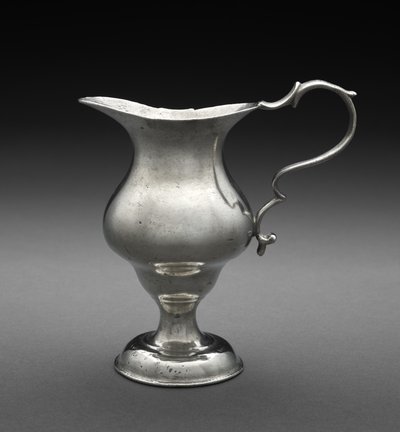 Gräddkruka, ca 1764-98 (tenn) av William (attr.to) Will