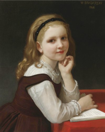 Distraktion av William Adolphe Bouguereau
