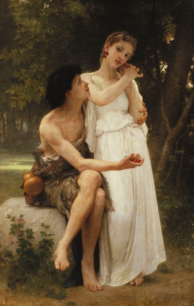 Första smycken; Premier Bijoux, 1891 av William Adolphe Bouguereau