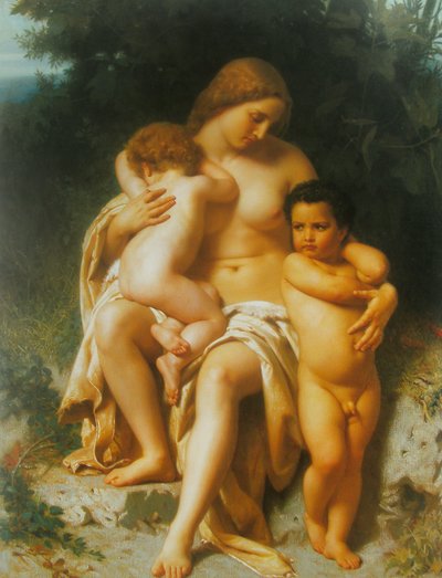 Franska:  Première discorde Det första grälet av William Adolphe Bouguereau