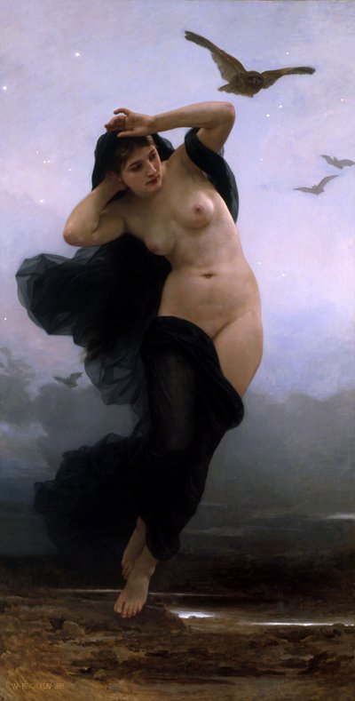 Natten av William Adolphe Bouguereau