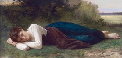 Le repos, av William-Adolphe Bouguereau av William Adolphe Bouguereau