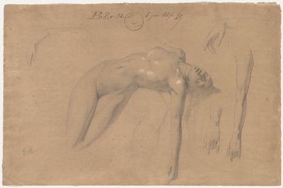 Liggande Kvinna Naken av William Adolphe Bouguereau