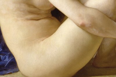 Sittande naken, 1884 av William Adolphe Bouguereau