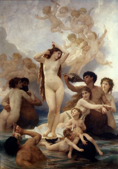 Venus födelse av William Adolphe Bouguereau