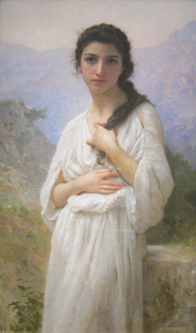 Meditationen av William Adolphe Bouguereau