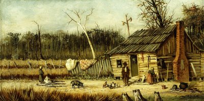 Stuga scen, av William Aiken Walker