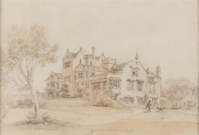An Old House, okänt datum (akvarell på papper) av William Alexander