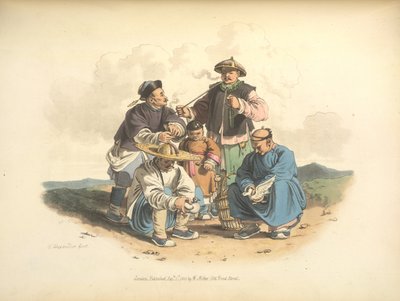 Kinesiska spelare av William Alexander