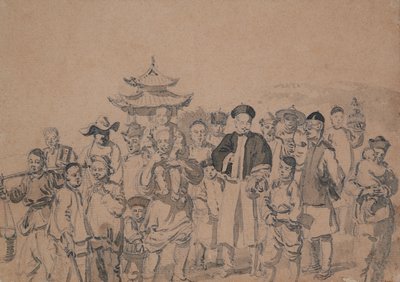 Grupp av kineser av William Alexander