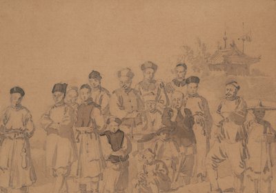 Grupp kineser av William Alexander