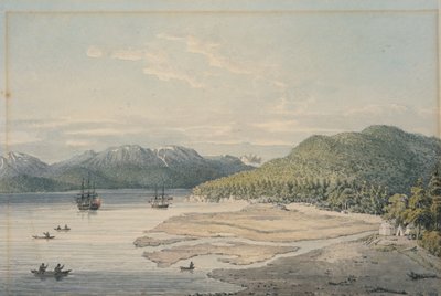 Laxvik, observatoriets inlopp av William Alexander
