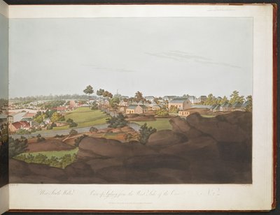 Utsikt över Sydney från västra sidan av viken. av William Alexander