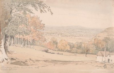 Utsikt från Stokenchurch Hill, Buckinghamshire av William Alfred Delamotte
