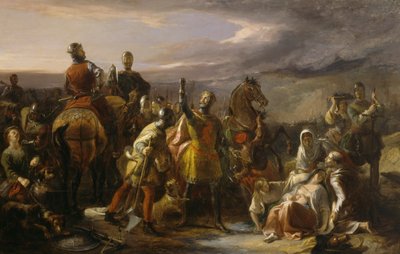 Heroism and Humanity, c.1840 (olja på duk) av William Allan