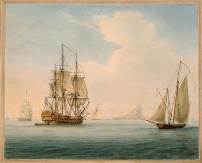Brittisk krigsman / Akvarell av W.Anderson, 1804 av William Anderson