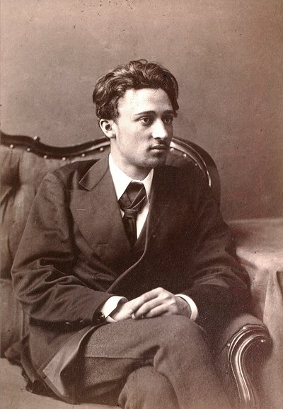 Vsevolod Garshin, rysk författare, sent 1870-tal av William Andreevich Carrick