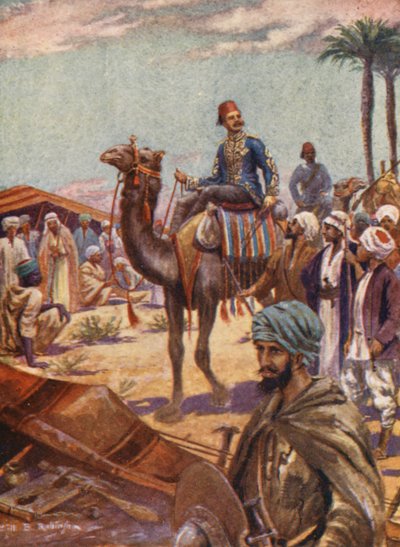 Illustration till general Gordons liv (färglitografi) av William B. Robinson