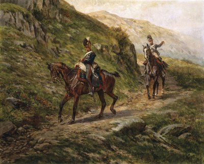 En glimt av fienden, ca 1910 av William Barnes Wollen