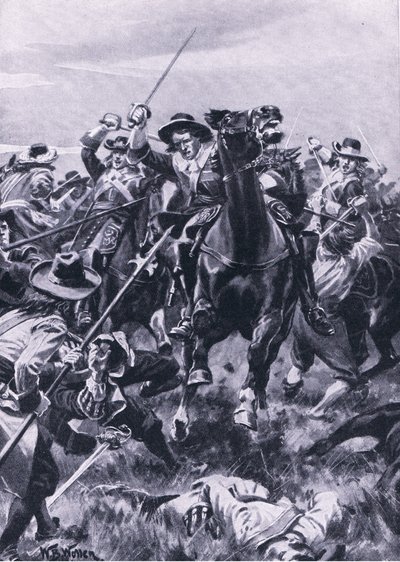 Slaget vid Aughrim av William Barnes Wollen