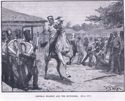 General Hearsay och myteristerna 1857 e.Kr. av William Barnes Wollen