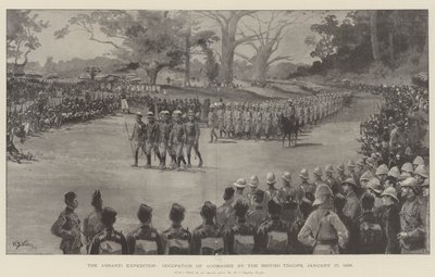 Ashanti-expeditionen, ockupationen av Coomassie av de brittiska trupperna, 17 januari 1896 av William Barnes Wollen