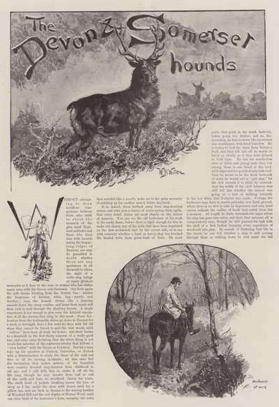 Devon och Somerset Hounds av William Barnes Wollen