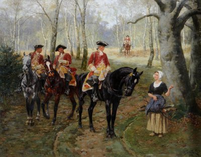 The Patrol, ca 1906 (olja på duk) av William Barnes Wollen