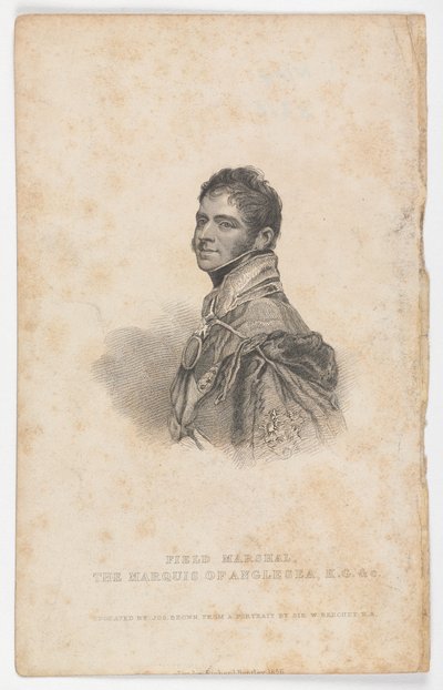 ?Fältmarskalk The Marquis of Anglesea K.G. & C.?, 1820 av William Beechey