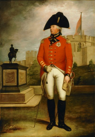 George III (1738-1820), ca 1800 (olja på pannå) av William Beechey