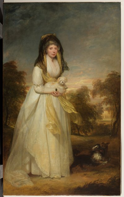 Porträtt av drottning Charlotte (1744-1818) av William Beechey